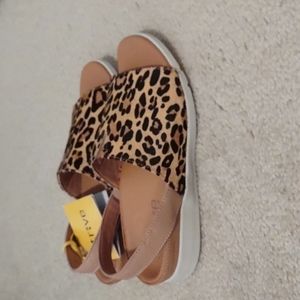 Strive Mara Leopard Print Sandals